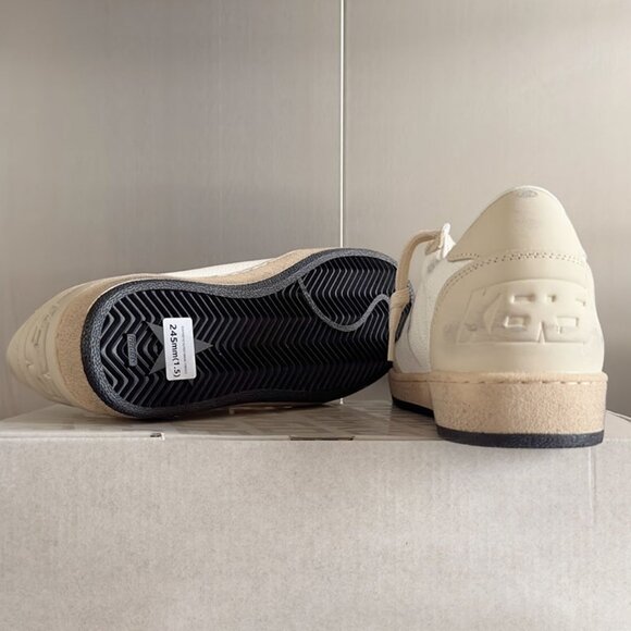 Golden Goose Women's White and Beige Star Dirty Shoes - Picture 7 of 7